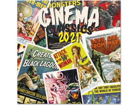 Calendário  Cinema Classics (2021 - 30 x 30 cm)