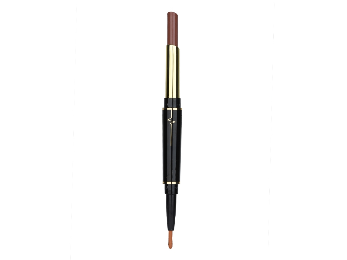 Lápiz Labial Profissional De Duplo Extremo Resistente À Água Lápiz Labial Delineador De Olhos De Longa Duração 01