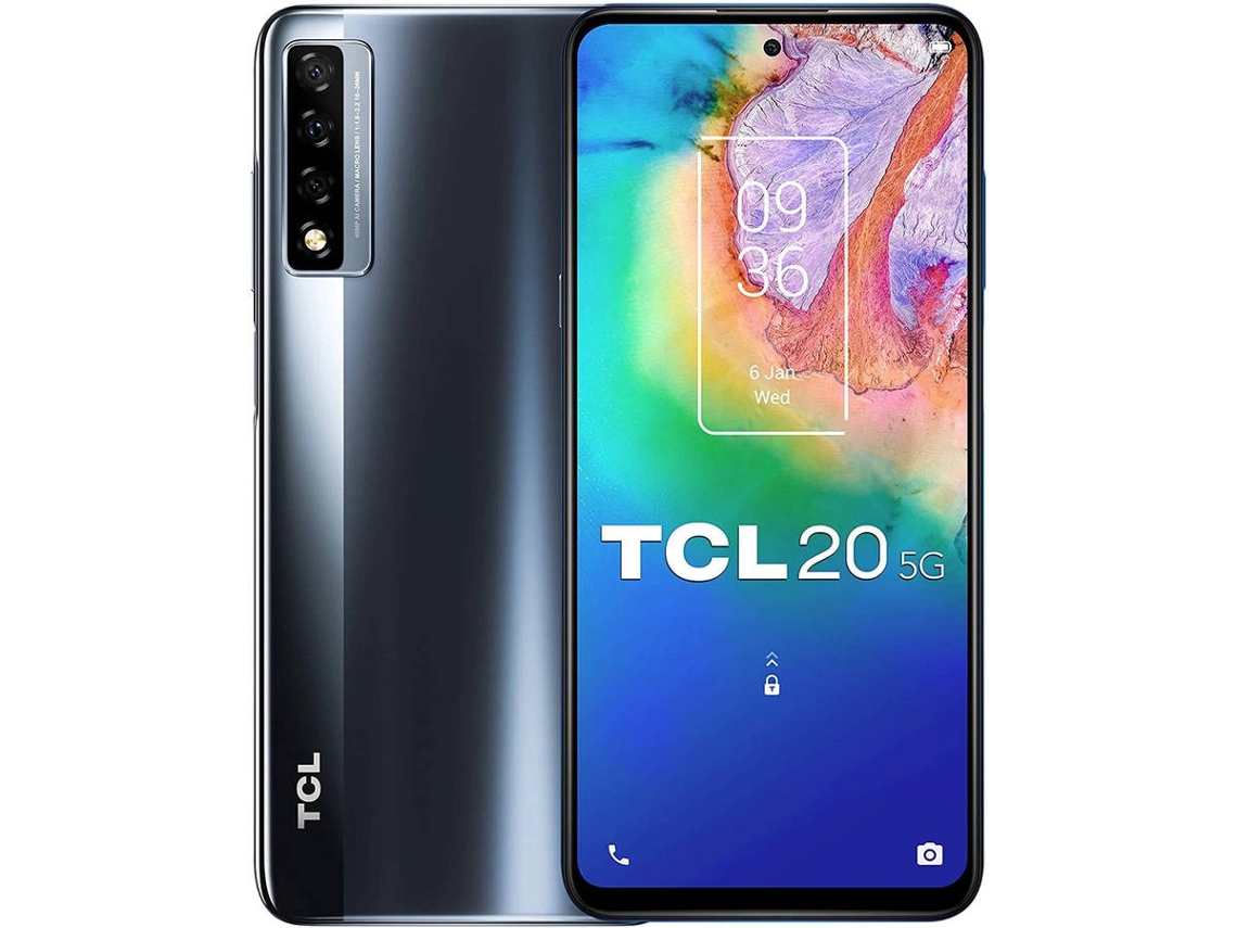 Smartphone TCL 20 5G (6.67'' - 6 GB - 256 GB - Prateado)