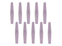10pcs/set Ferramenta De Manicure Pedicure Lixa De Unha Buffer Polidor De Unha Roxo