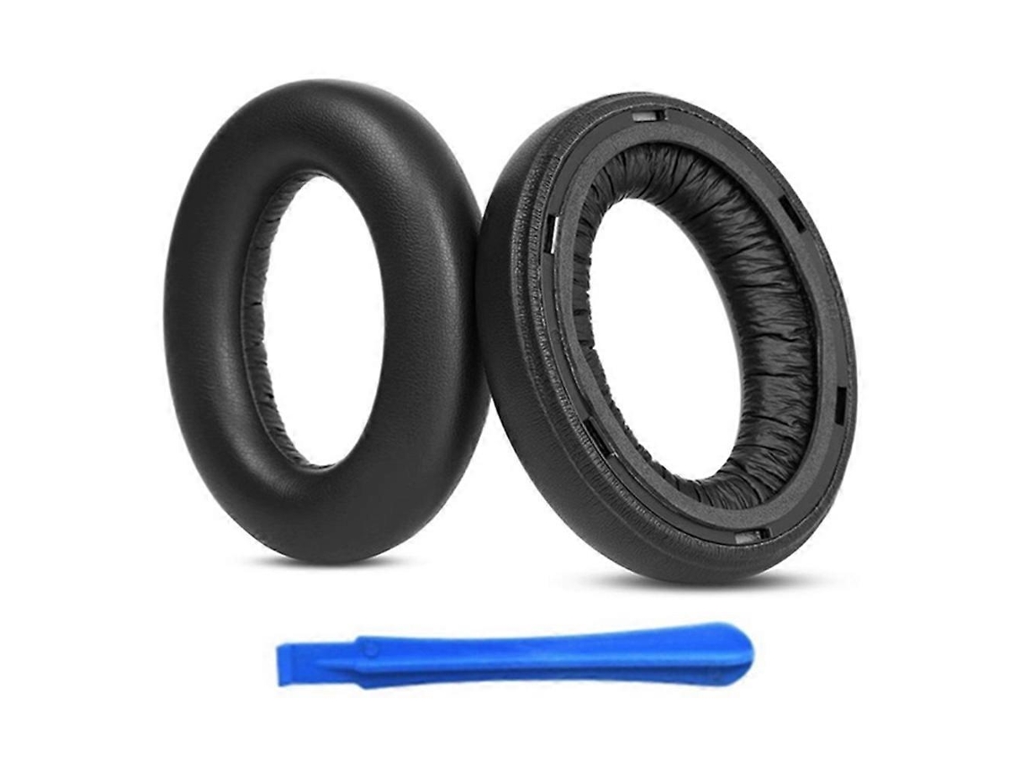 Tipo B 1 Par Para Sennheiser Momentum 4 Almofadas De Substituição De Couro Proteico Com Remoção Saisiyiky