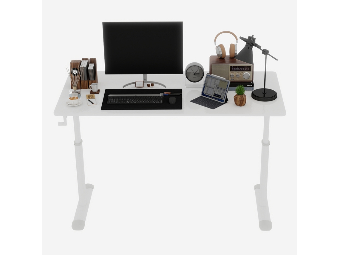 Mesa de Estudo Ajustável para Crianças e Adultos mesa Multifuncional Compacta para Casa e Escritório com Altura Regulável PAPRIKA