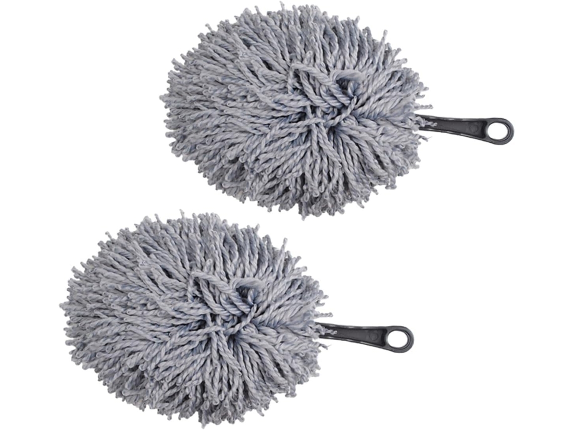 Esfregão De Microfibra De 2 Peças Para Limpeza De Interiores De Carros.