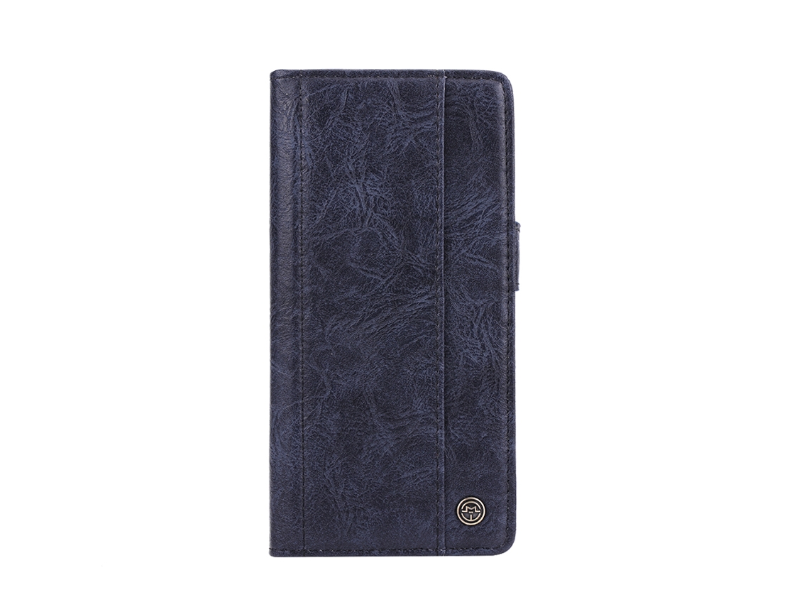 Capa LAXISCREED Samsung Note8 Couro Pu Azul 4 Slots Cartão