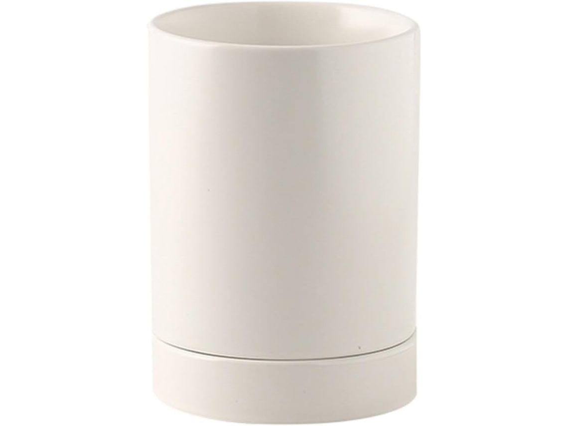 Utensílio De Cerâmica De Cor Claro Com Base E Drenagem Para Cozinha