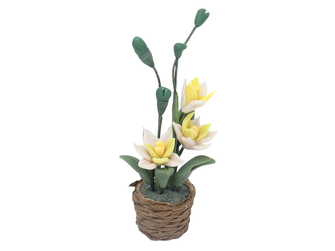 Primerox plantas de Casinha de Bonecas 1:12 Mini Bonsai Vivido para Decoração Brinquedo Presente para Crianças