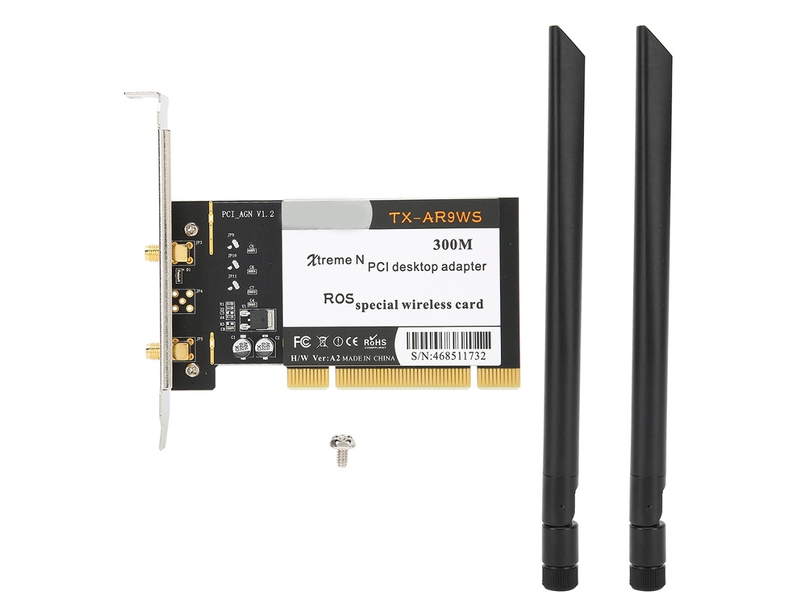 Lurelia Adaptador Usb Wi-fi Ar9223 Ar9220 300 Mbps 90 Mbps 2,4 Ghz Antena