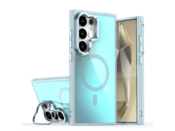 Compatível Com A Capa Magnética Samsung Bright Shadow Chameleon.azul Celeste modelo Com Suporte De Lente - S26