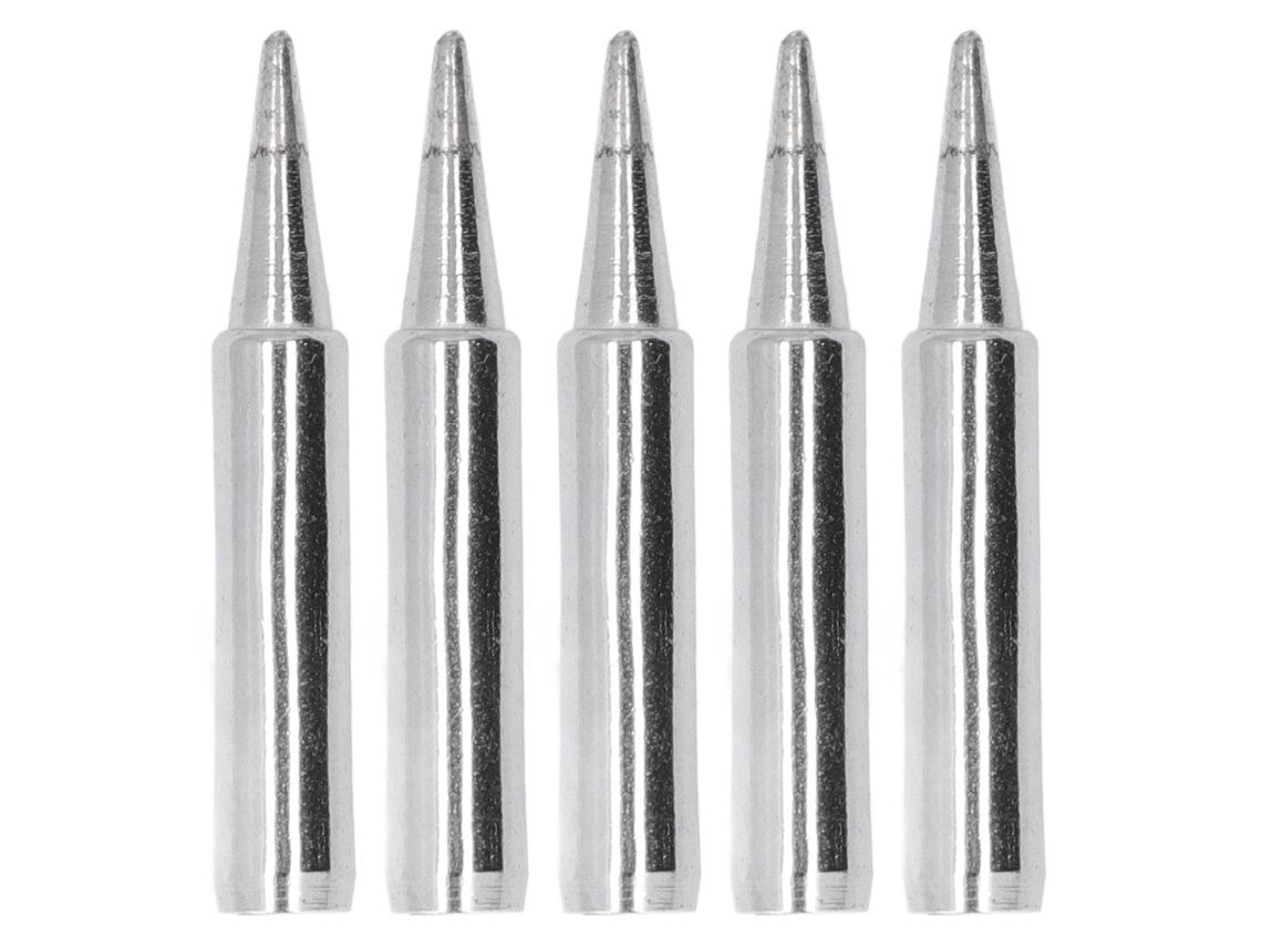 5 Peças Pontas De Solda Ferro De Estação Bga Kit De Ferramentas Cabeça De Bronze Série 900m Tipo Cone B