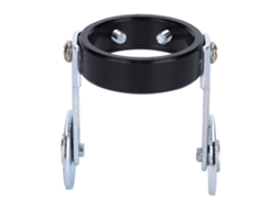 Roda guia de rolo metálico para maçarico de corte a ar P80 com posicionamento de dois parafusos.