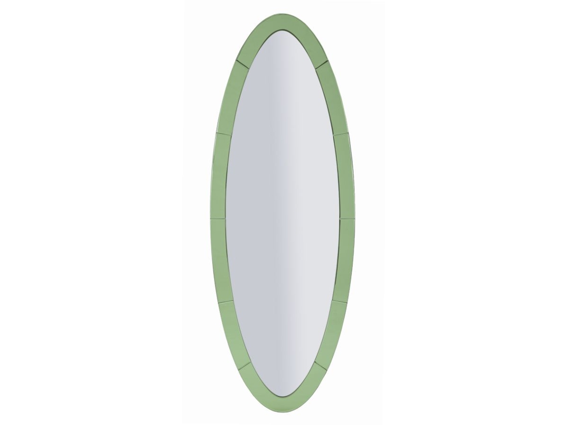 Espelho De Parede Oslo Verde Cm 55x2x150 (misura Espelho Cm 42,5x137,5)