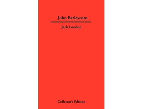 Livro John Barleycorn de Jack London (Inglês)