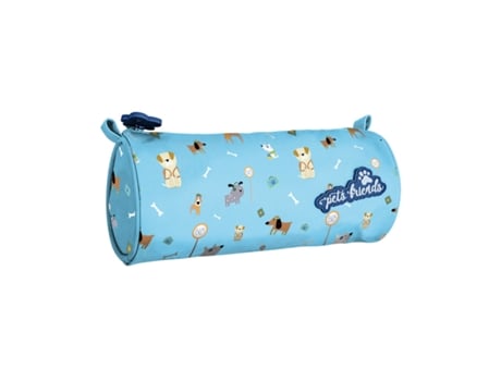 Estojo Escolar AMBAR Dog Person Blue 2023 Redondo 6161200140022