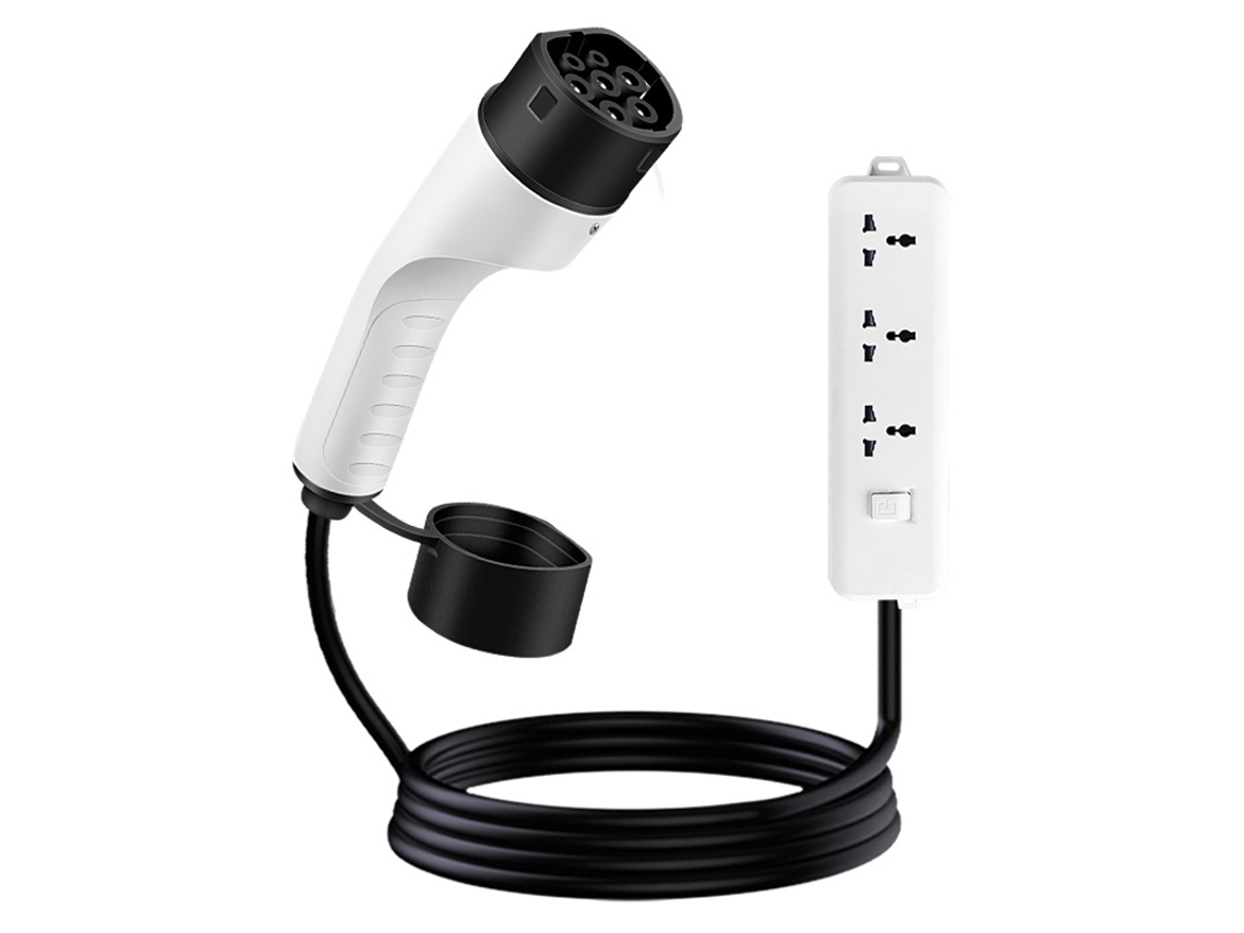 Adaptador de Descarga V2l SZSMART Tipo 2 16a 4000w Régua Universal 5m Ip65 para Byd Tesla Model Y Kia Ev6 Energia Portátil