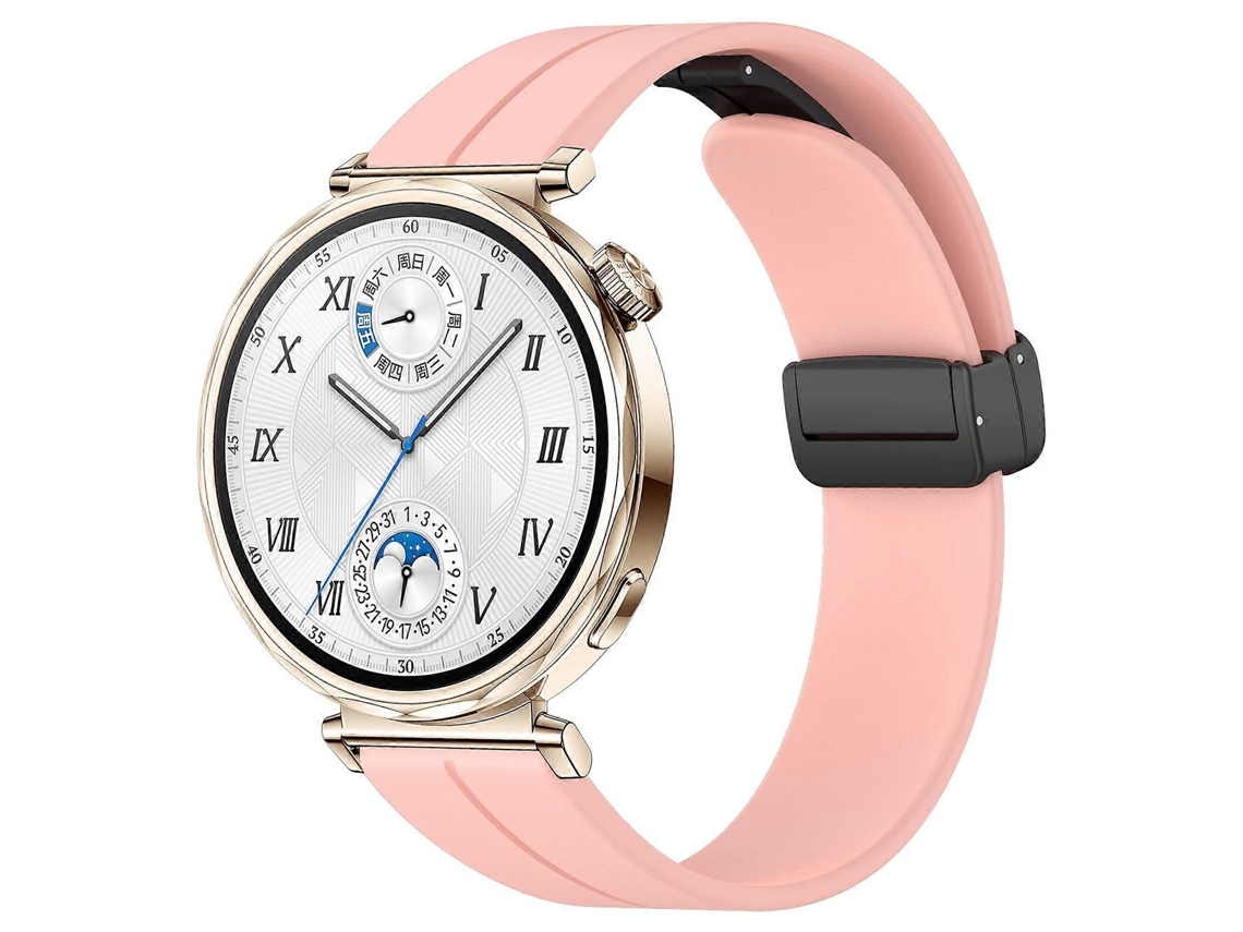 Pulseira De Silicone Dobrável Com Fecho Magnético
