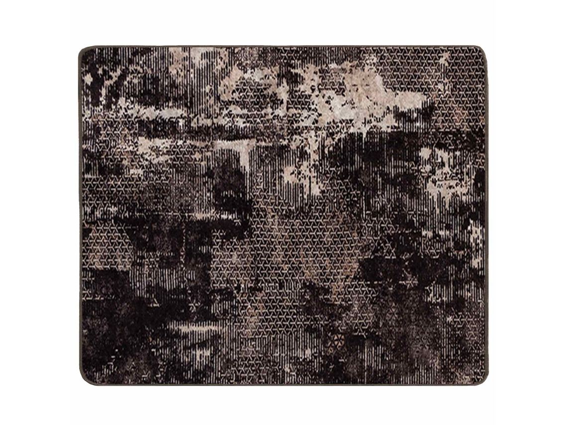 Conjunto 1 Tapete Runner Vidaxl Preto Poliéster (80 X 100 Cm)