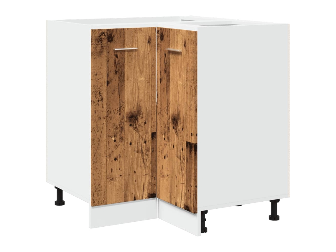 Kitchen Cabinet, Kitchen Cabinets Vidaxl Marrom Madeira Processada (n/a)