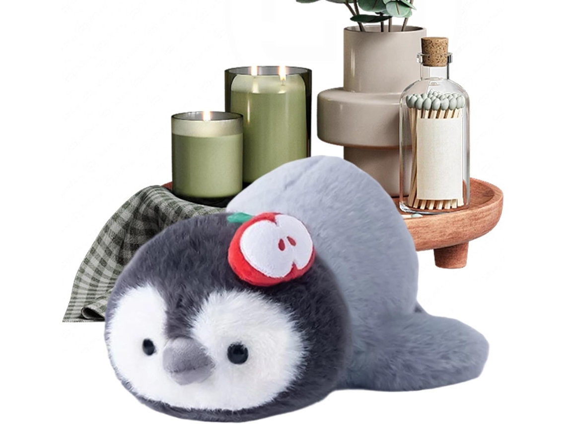 Pelúcia Pinguim Almofada Para Abraçar