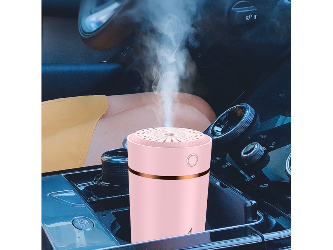 Laxiscreed Umidificador Silencioso De 200ml Com Luz Noturna E Aromaterapia, Ideal Para Carro, Mesa Ou Quarto