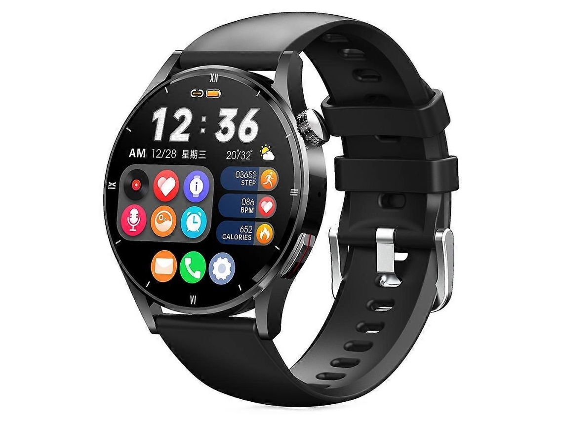Relógio inteligente MX39 com tela sensível ao toque de 1,32" e chamadas Bluetooth, pulseira fitness e monitoramento de bicicleta elétrica Ly