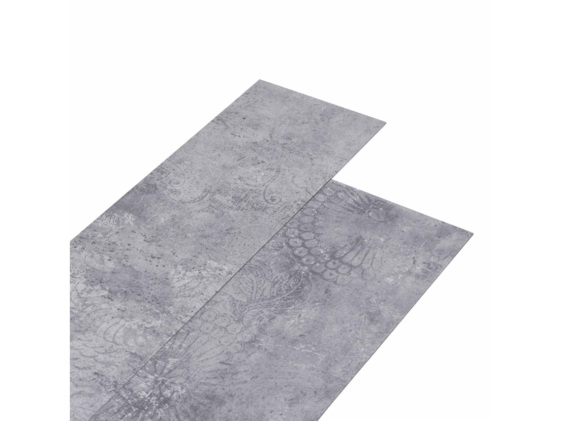 Vidaxl Pranchas De Piso Pvc Autoadesivas 30,5 X 61 Cm 28 Pcs Pvc