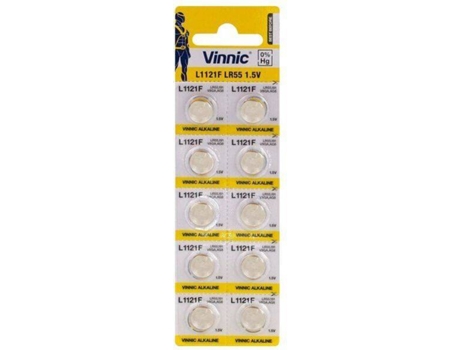 Pilha Alcalina tipo Botão VINNIC L271F (1 Und)