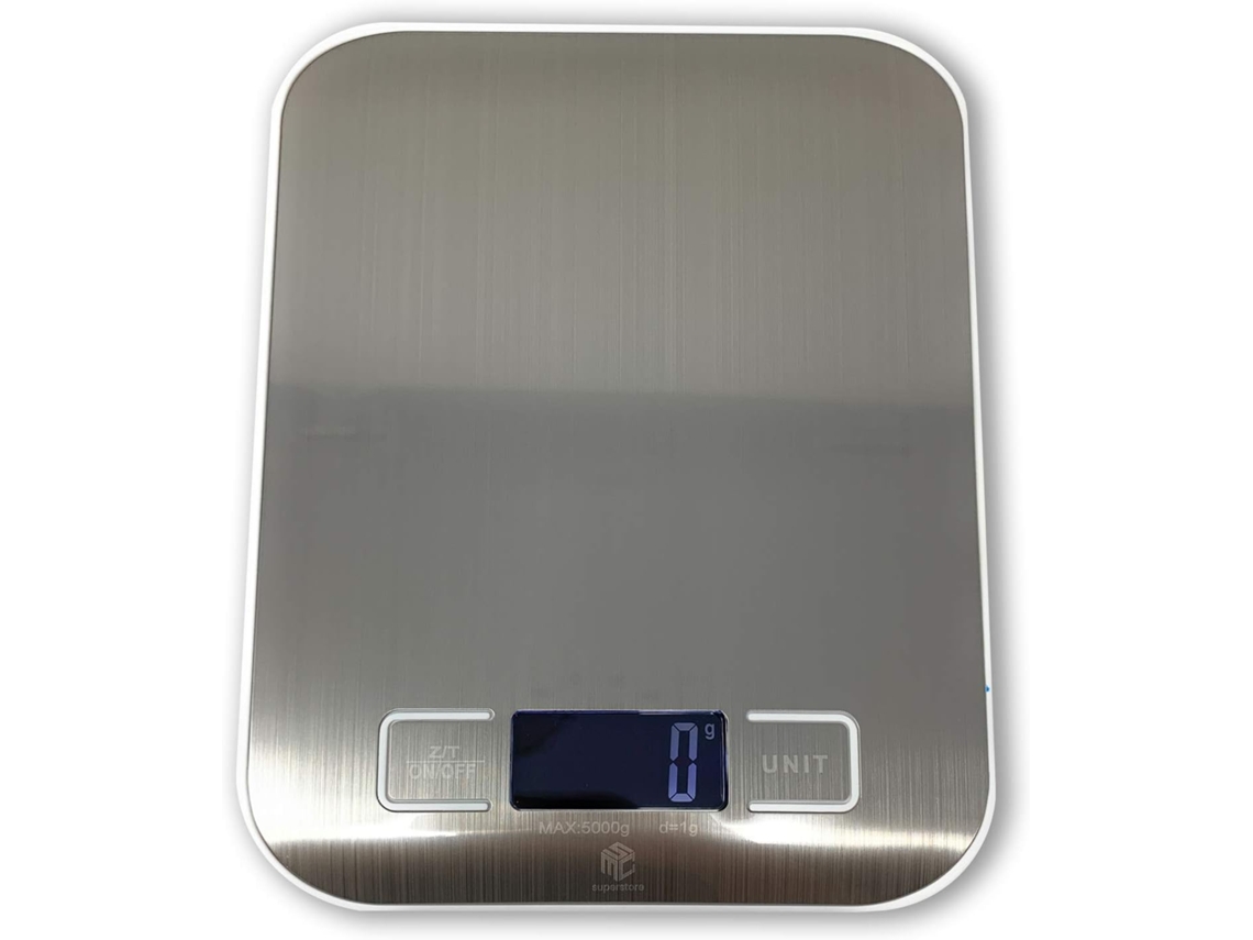 Balança de Café AQUAFORGE 5 Kg em Aço Inoxidável, Recarregável