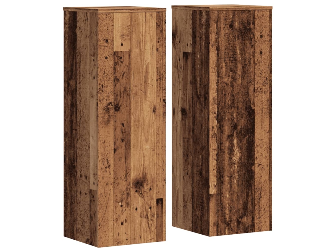 Plant Stand, Plant Stands Vidaxl Marrom Madeira Processada (33 X 33 X 100 Cm)
