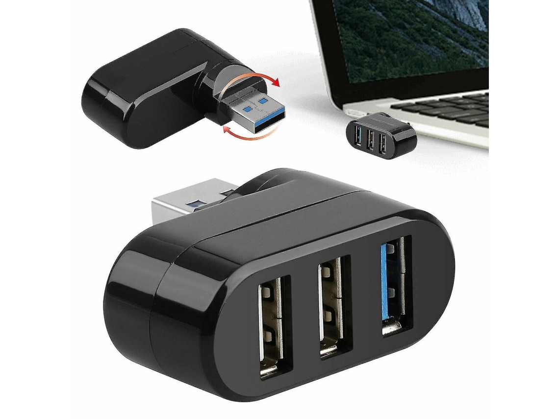 Adaptador 3 Port Usb 3.0 Multi Hub Splitter*