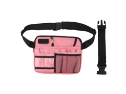 Bolsa de Cintura para Enfermeiro com Múltiplos Compartimentos Rosa | S/MARCA