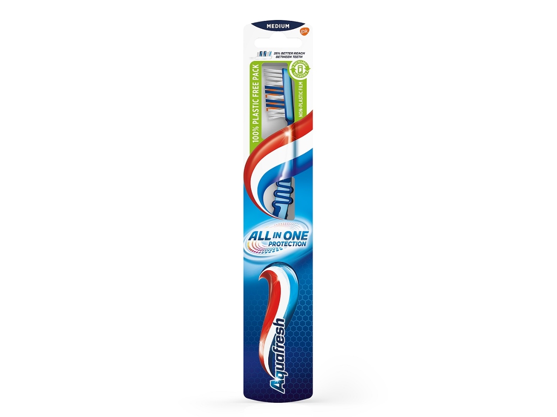 Proteção Completa Escova De Dentes Média Aquafresh