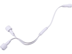 Cabo Extensor Divisor Em Y De 3 Pinos Para Iluminação Externa, 1 Macho