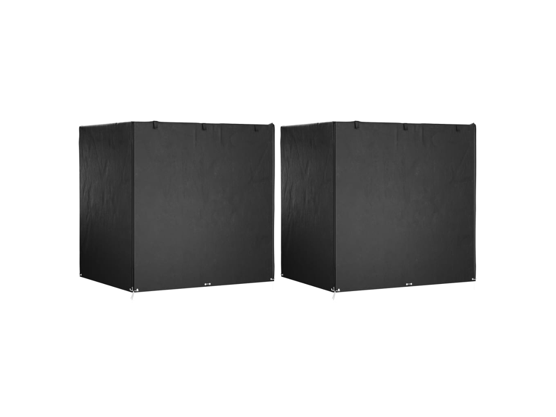 Vidaxl Capas P/ Banco Baloiço 2 Pcs 12 Ilhós 220x177x220 Polietileno