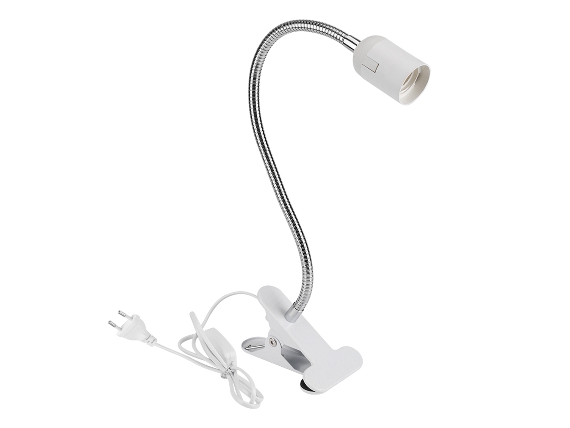 Lâmpada De Mesa Led Ajustável Com Clip 360 Graus Para Leitura E Tatuagem