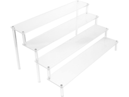 Besportble Suporte de Acrílico Transparente em Vários Níveis para Cupcakes, Sobremesas e Decoração Organizad