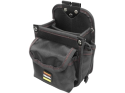 Bolsa organizadora de ferramentas para cintura, em aço inoxidável Feita, portátil, multifuncional, revestida em tecido.