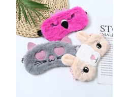 Conjunto com 3 Máscaras de Dormir Fofas com Estampa de Gatinho para Meninas. Macias e com um Toque de Desenho Animado AQUAFORGE