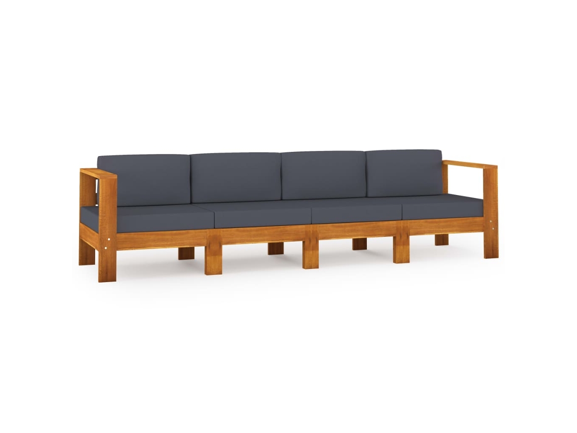 Garden Sofa, Garden Sofas Vidaxl Cinzeto Madeira De Acácia (n/a)