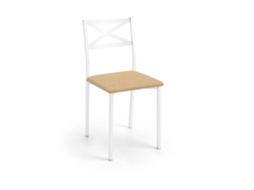 Cadeira de Cozinha Blanca Bilbao 38x86x47cm Areia Michigan FANMUEBLES