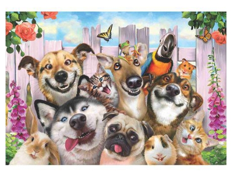 Puzzle Anatolian Cachorro Selfie de 500 Peças