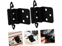 2 Dobradiças De Metal Resistentes Com Fechamento Automático E