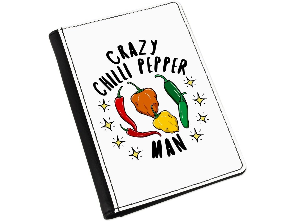 Capa para Passaporte Gift Base Crazy Chili Pepper Man Stars