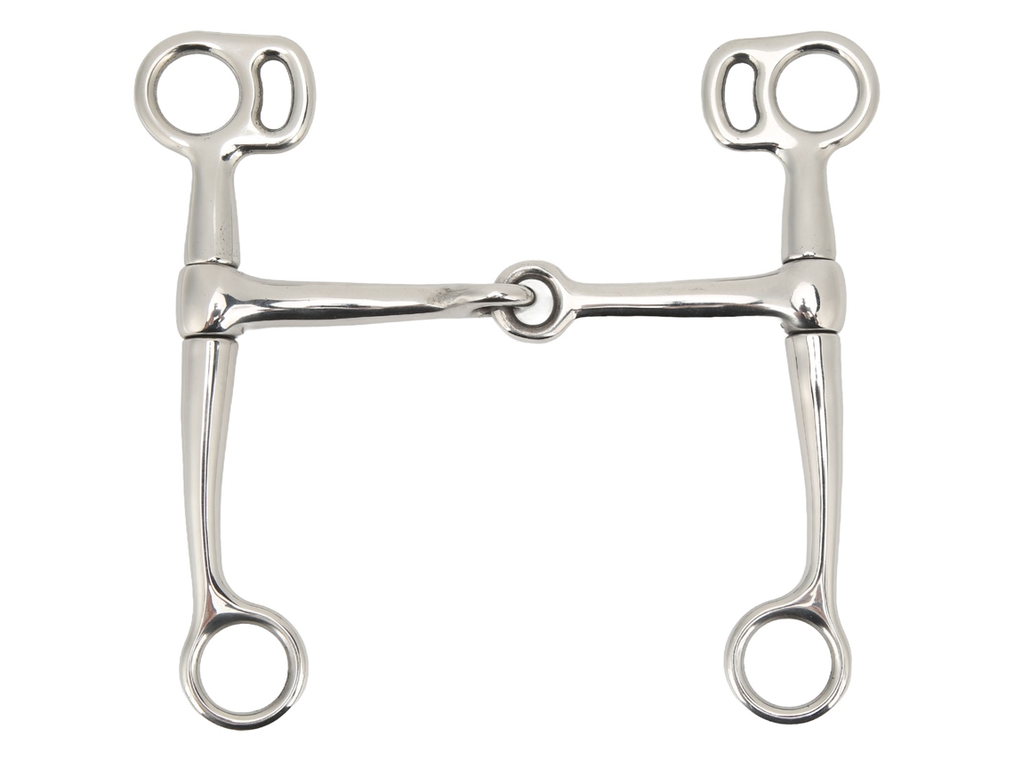 Bit De Aço Inoxidável 125mm Para Treinamento De Cavalos