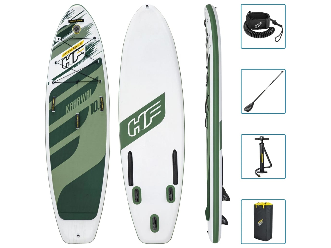 Prancha de sup insuflável BESTWAY Verde Poliéster (310 x 86 x 15 cm)