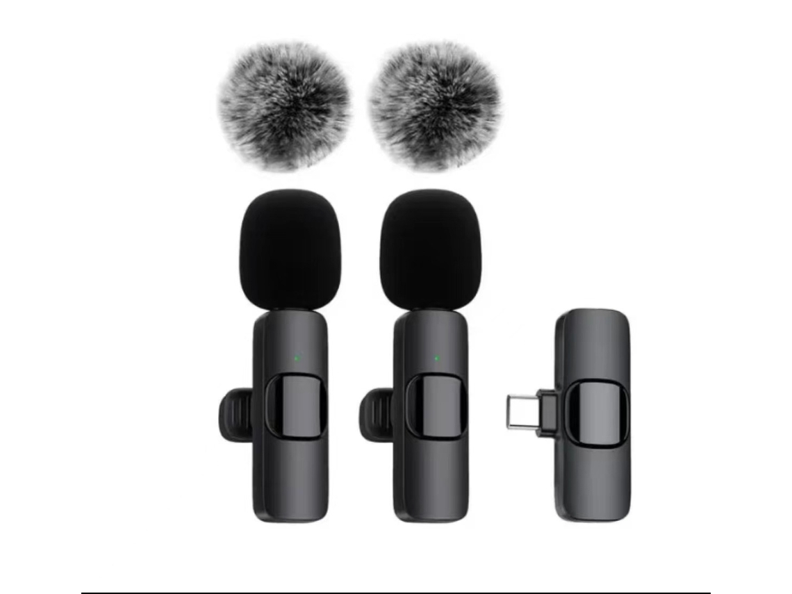 Microfone De Lapela Sem Fio Com Interface Type C Cuich