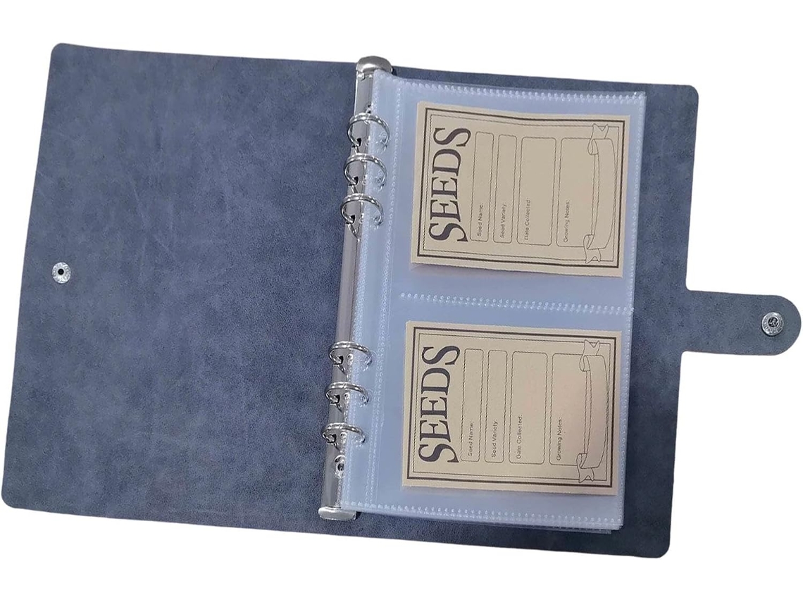 Pasta Organizadora De Sementes, Capas Transparentes, Sacos De Armazenamento, Multiuso, Livro Organizador De Sementes