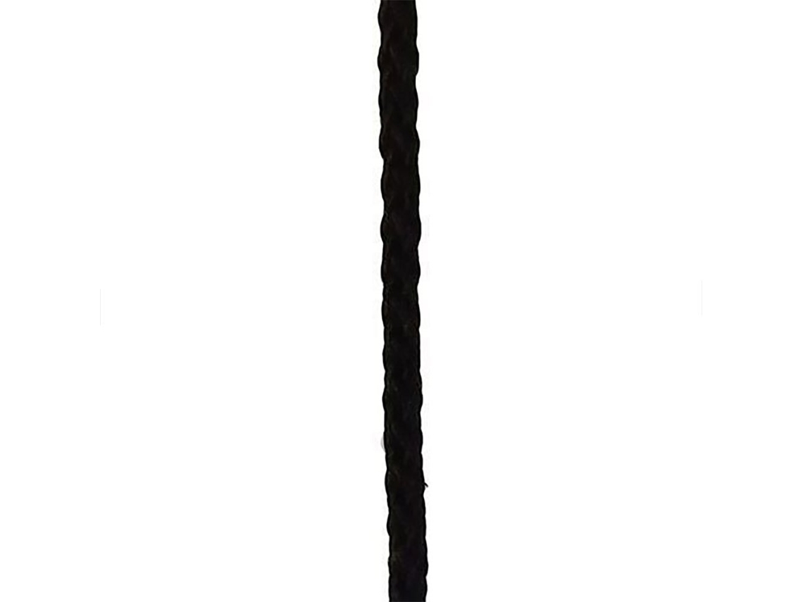 Corda de Poliéster 12 M Preto 4 Mmpoly Ropes