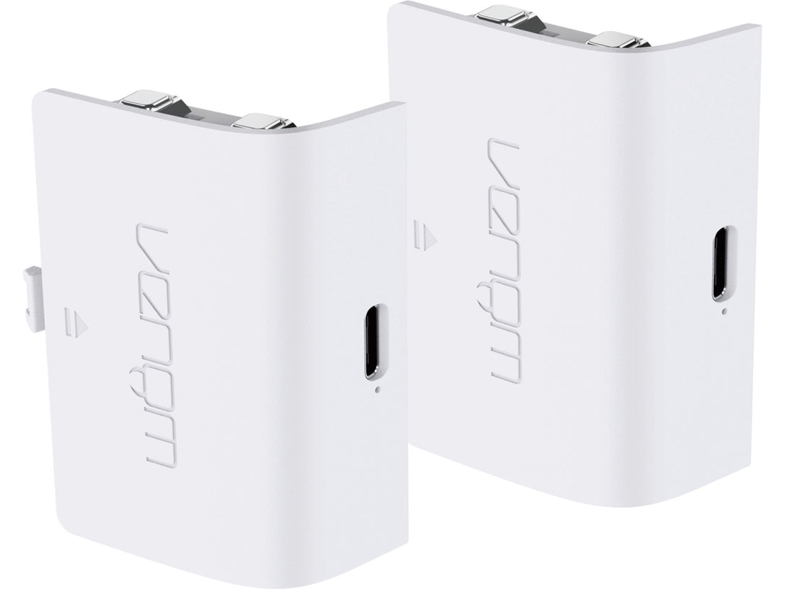 Bateria Recarregável VENOM Duplo de Bateria Recarregável Xbox Series X e S / Xbox One (Branco)
