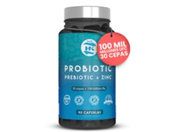 Probióticos E Prebióticos Intestinais 90 Caps 30 Estirpes Bacterianas Prebióticos E Probióticos Com Zinco Inulina Para Suporte Imunitário Hn