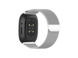Bracelete Milanese Loop para Fitbit by Google Versa Silver
